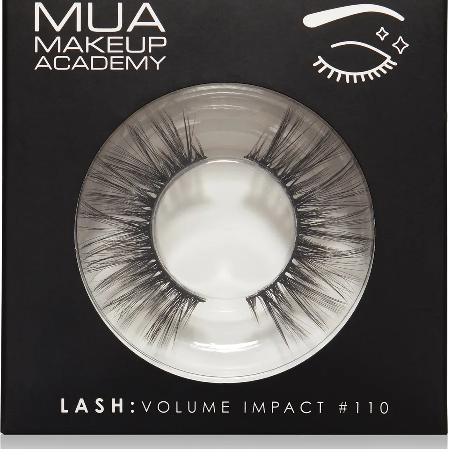 MUA Makeup Academy Lashes Volume Impact Lösögonfransar typ #110 1 par