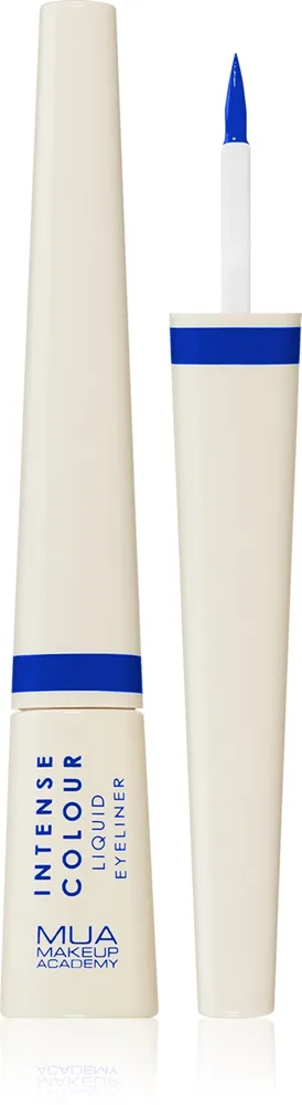 MUA Makeup Academy Nocturnal värillinen nestemäinen silmänrajausväri sävy Cobalt 3 ml