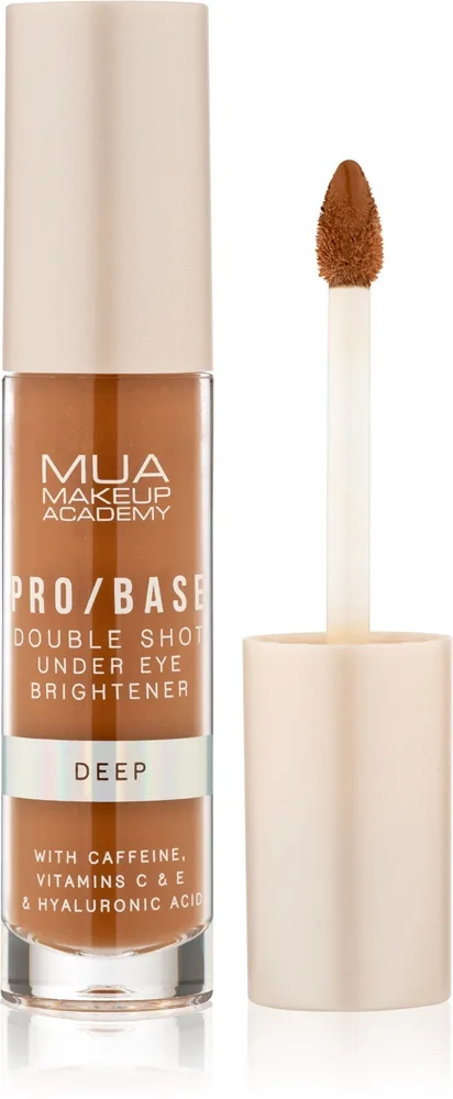 MUA Makeup Academy PRO/BASE Double Shot Eye Brightener med koffein Skygge Deep 5 ml