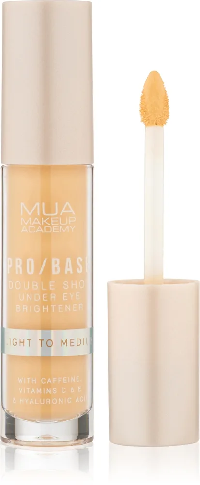 MUA Makeup Academy PRO/BASE Double Shot Eye Brightener med koffein Skygge Light to Medium 5 ml