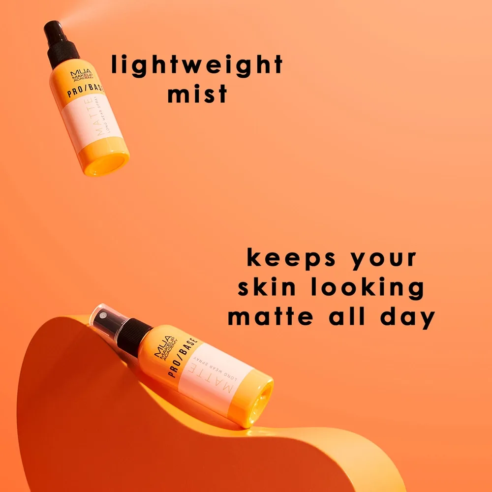 MUA Makeup Academy PRO/BASE Mattifying Oljekontrollerande fixerande spray 70 ml