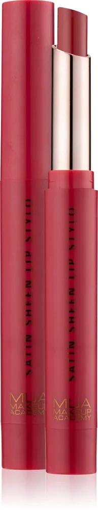 MUA Makeup Academy Satin Sheen Satin läppstift Skugga Heartbreaker 1.5 g
