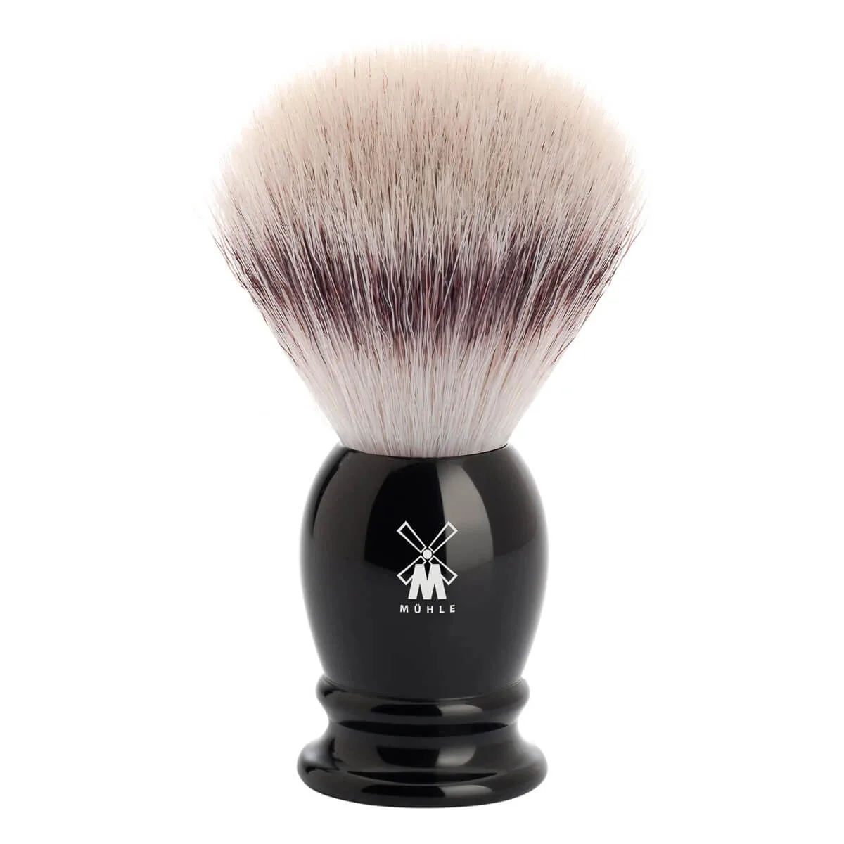 Mühle CLASSIC Silvertip Fibre® Black Resin Rak borste Medium 1 st.