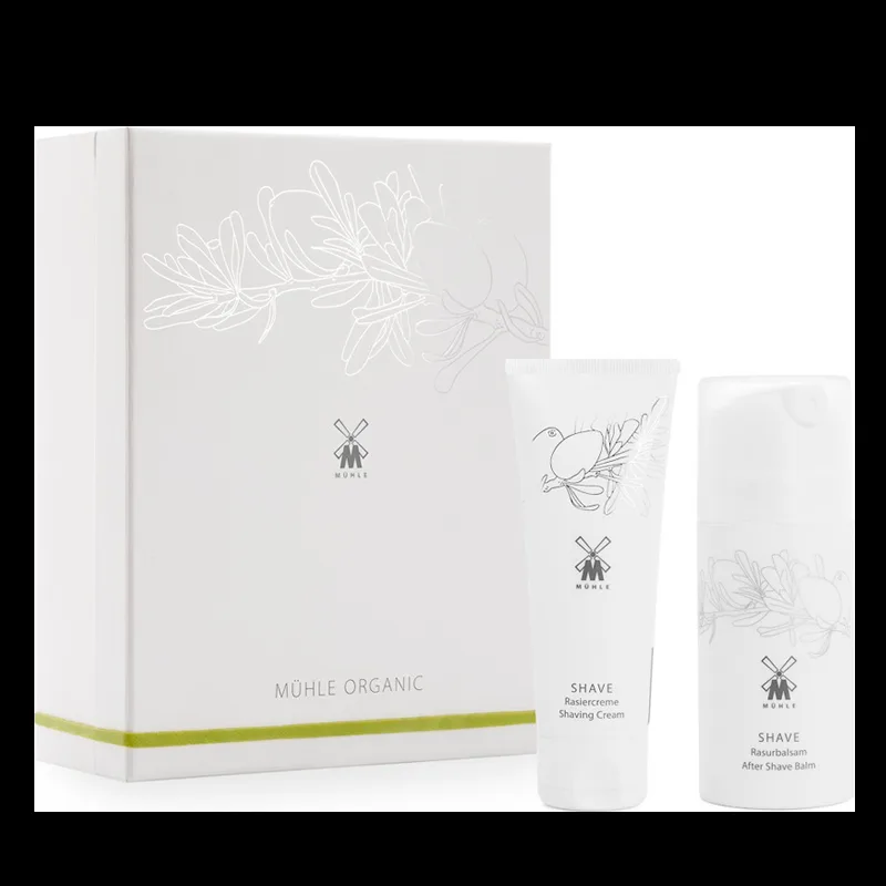 Mühle Organic Gavesæt - Barbercreme & Aftershave Balm