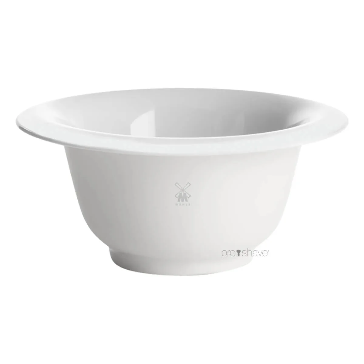 Mühle Porcelain Shaving Bowl Platinum Rim White
