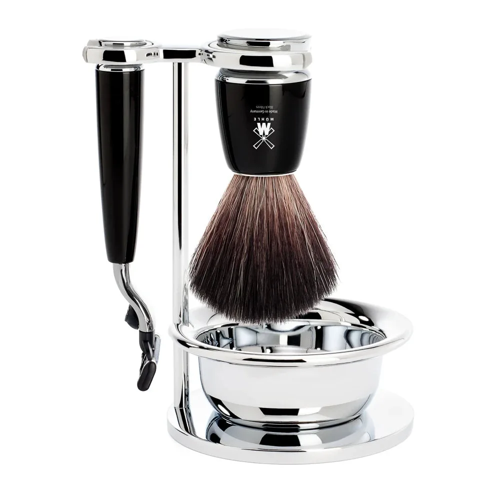 Mühle Rytmo Mach3 Parranajosetti Black Fibre Resin With Bowl Black