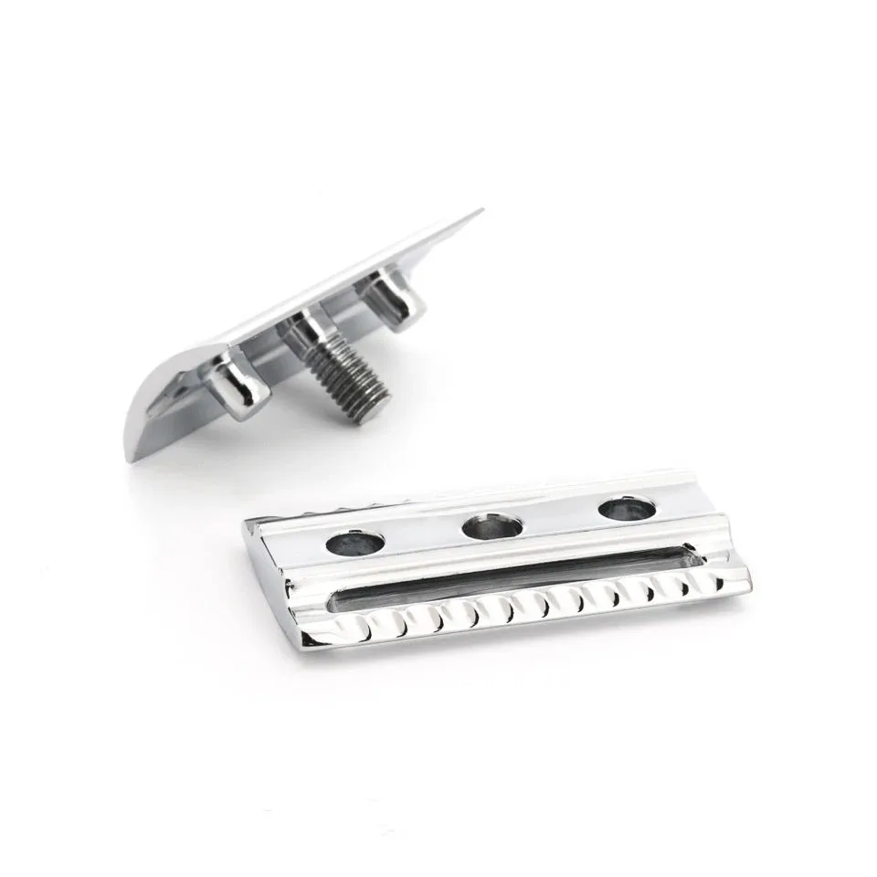 Mühle Shaving Closed Comb, Top- og bundplade med lukket kam