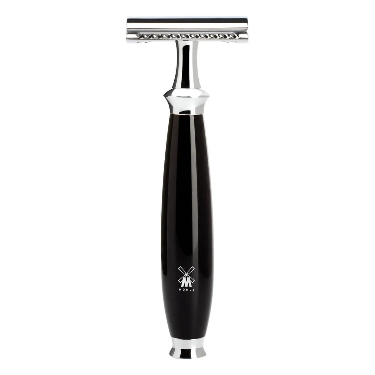 Mühle Shaving DE-skraber, Purist, Sort Kunstharpiks
