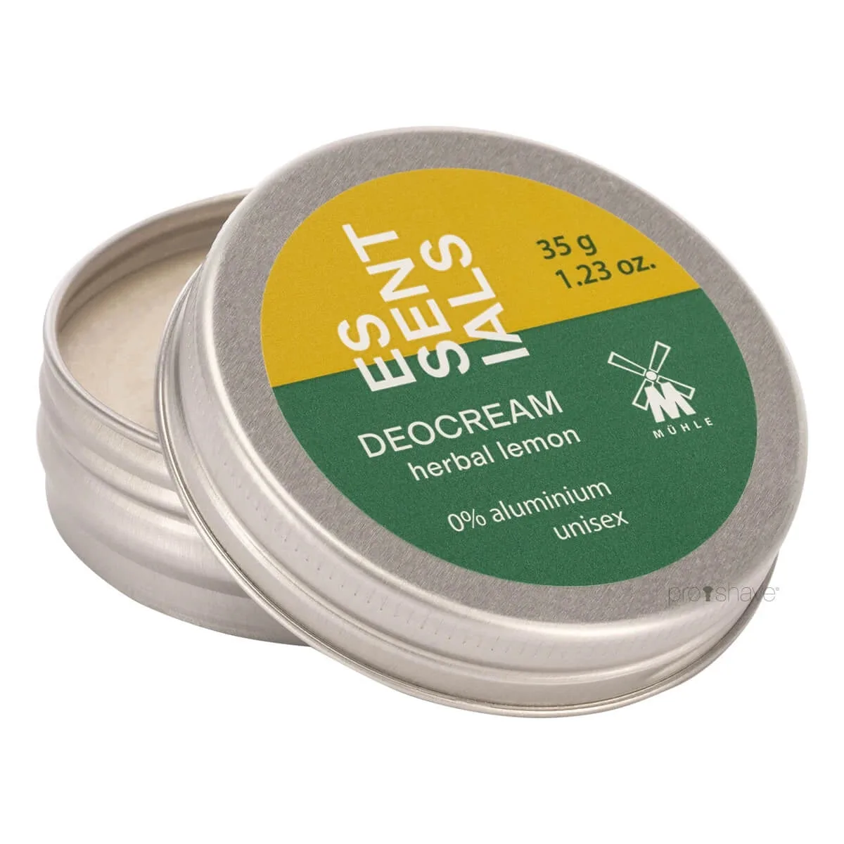 Mühle Shaving Deodorant Cream, Herbal Lemon, Essentials, 35 gr.