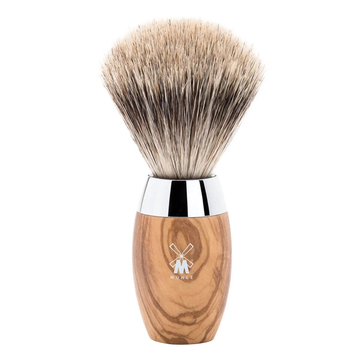 Mühle Shaving Fine Badger Barberkost, 21 mm, Kosmo, Oliventræ