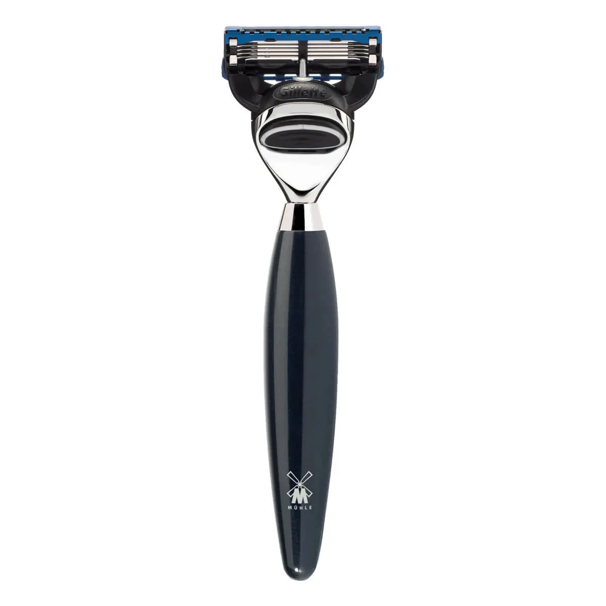 Mühle Shaving Gillette Fusion Skraber, Kosmo, Sort Kunstharpiks