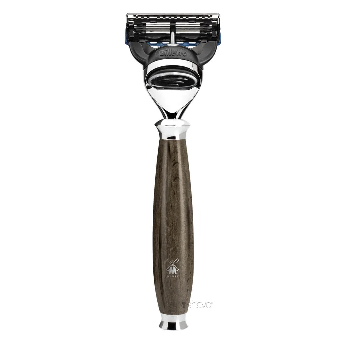 Mühle Shaving Gillette Fusion Skraber, Purist, Grained Beech