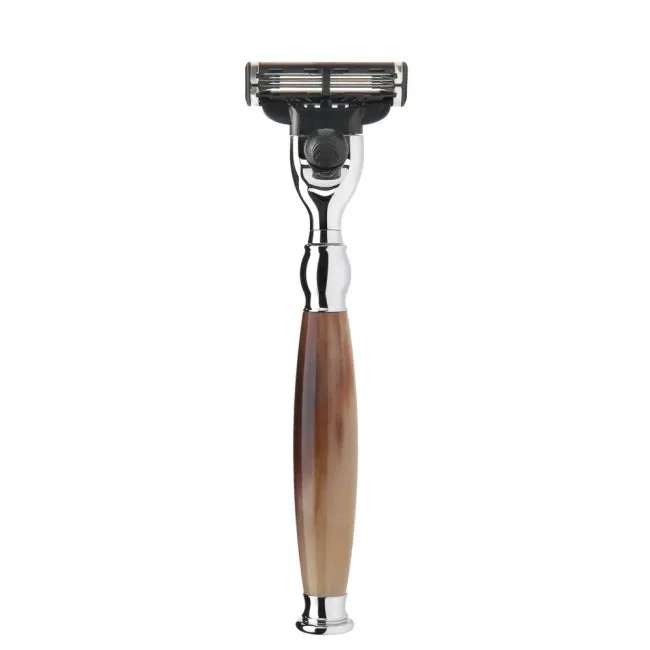 Mühle Shaving Gillette Mach3 Skraber, Sophist, Genuine horn