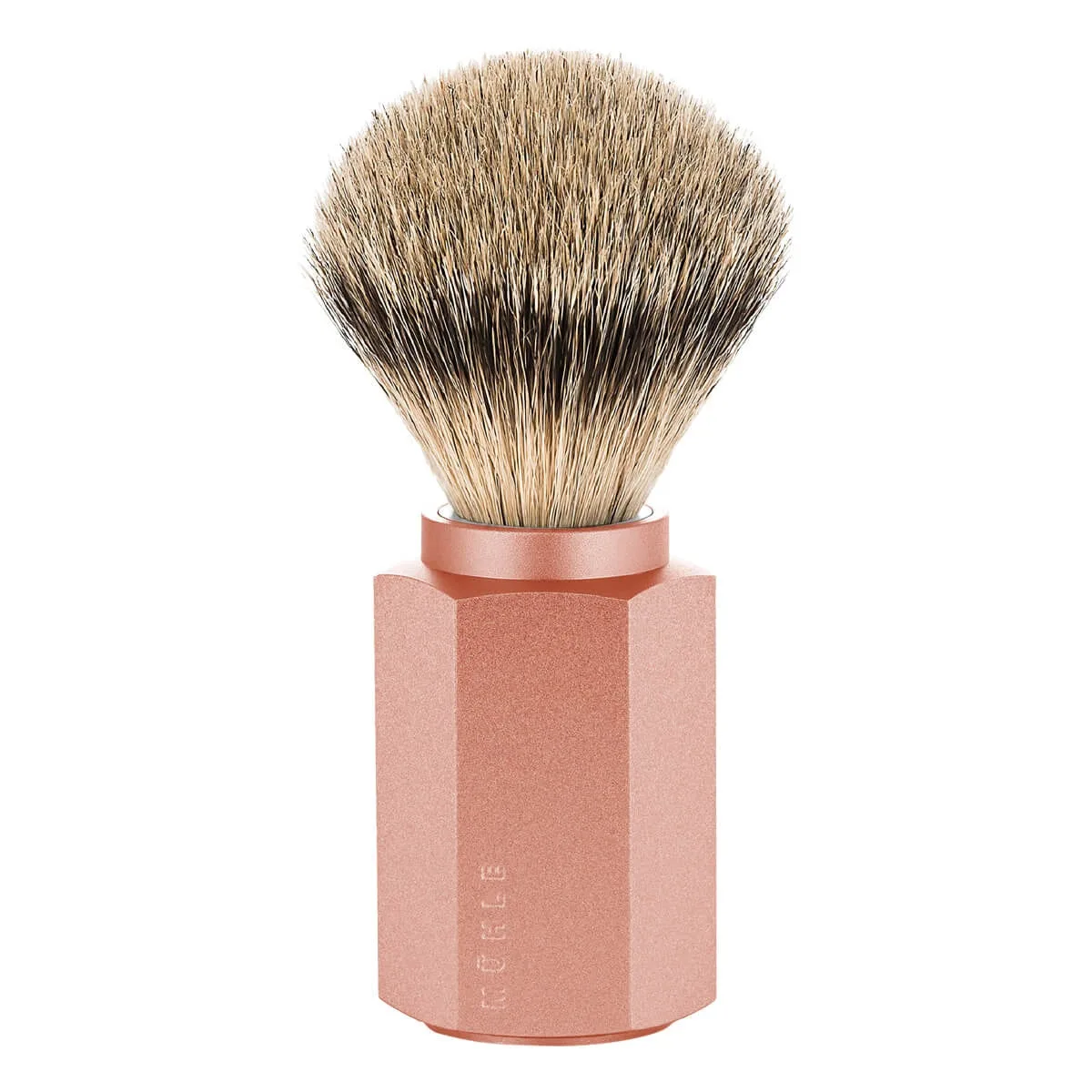 Mühle Shaving Mark Braun Silvertip Badger Barberkost, 21 mm, Hexagon, Aluminium Sunrise