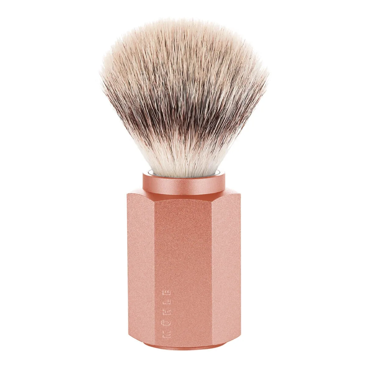 Mühle Shaving Mark Braun Silvertip FibreÂ® Barberkost, 21 mm, Hexagon, Aluminium Sunrise