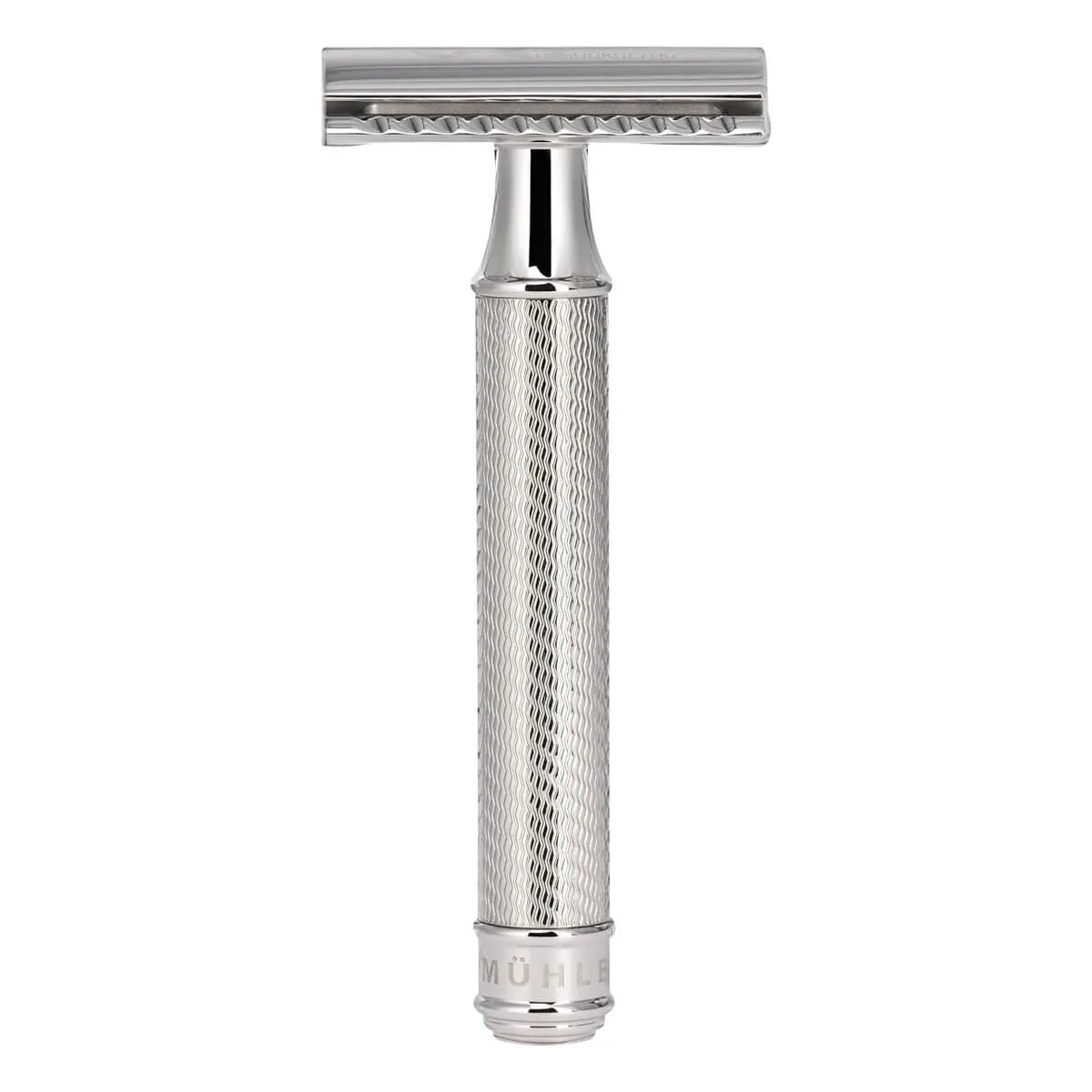 Mühle Shaving R89 DE-skraber, 80-års Jubilæum, Rustfrit Stål