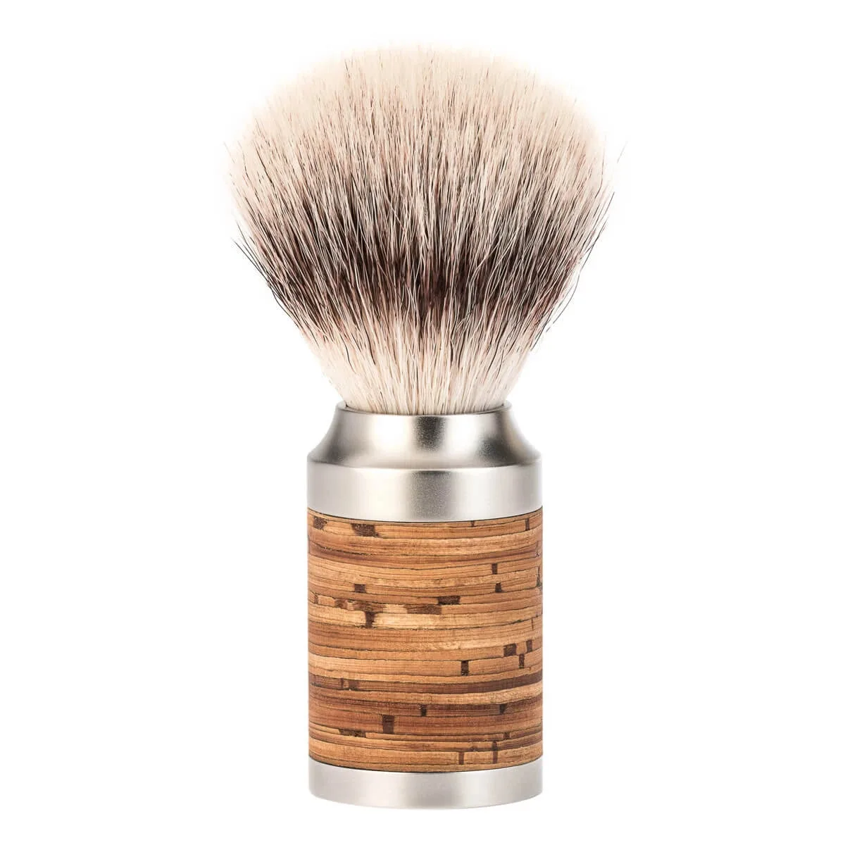 Mühle Rocca Silvertip FiberÂ® Barberkost Rustfrit Stål & Birkebark
