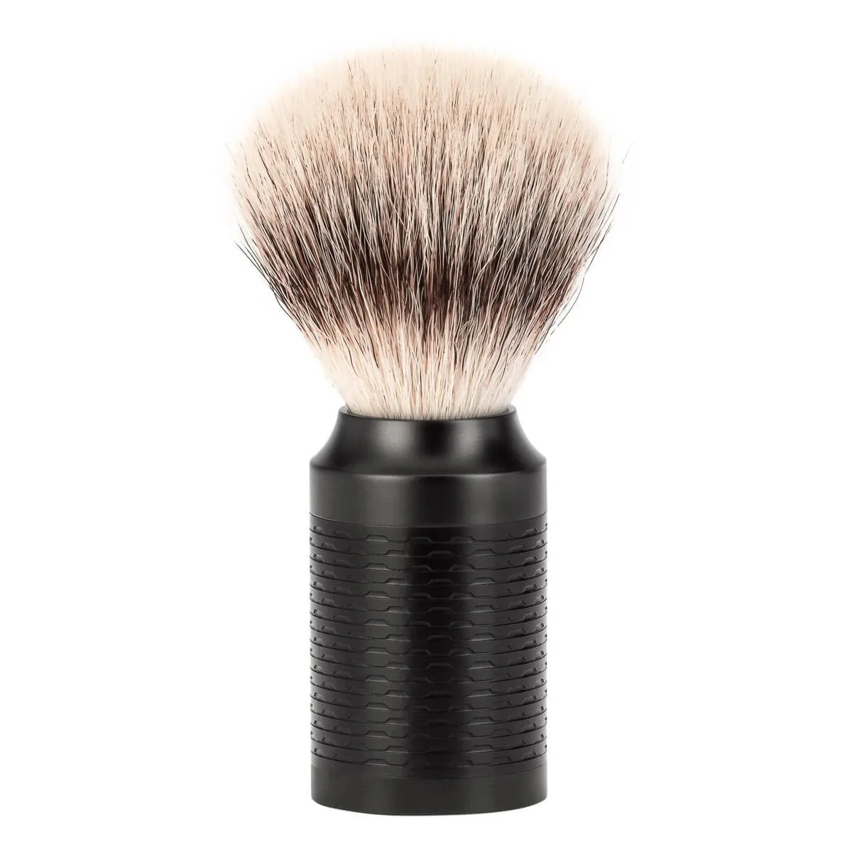 Mühle Rocca Barberkost Silvertip Fibre, Sort Rustfrit Stål (31-M-96-JET)