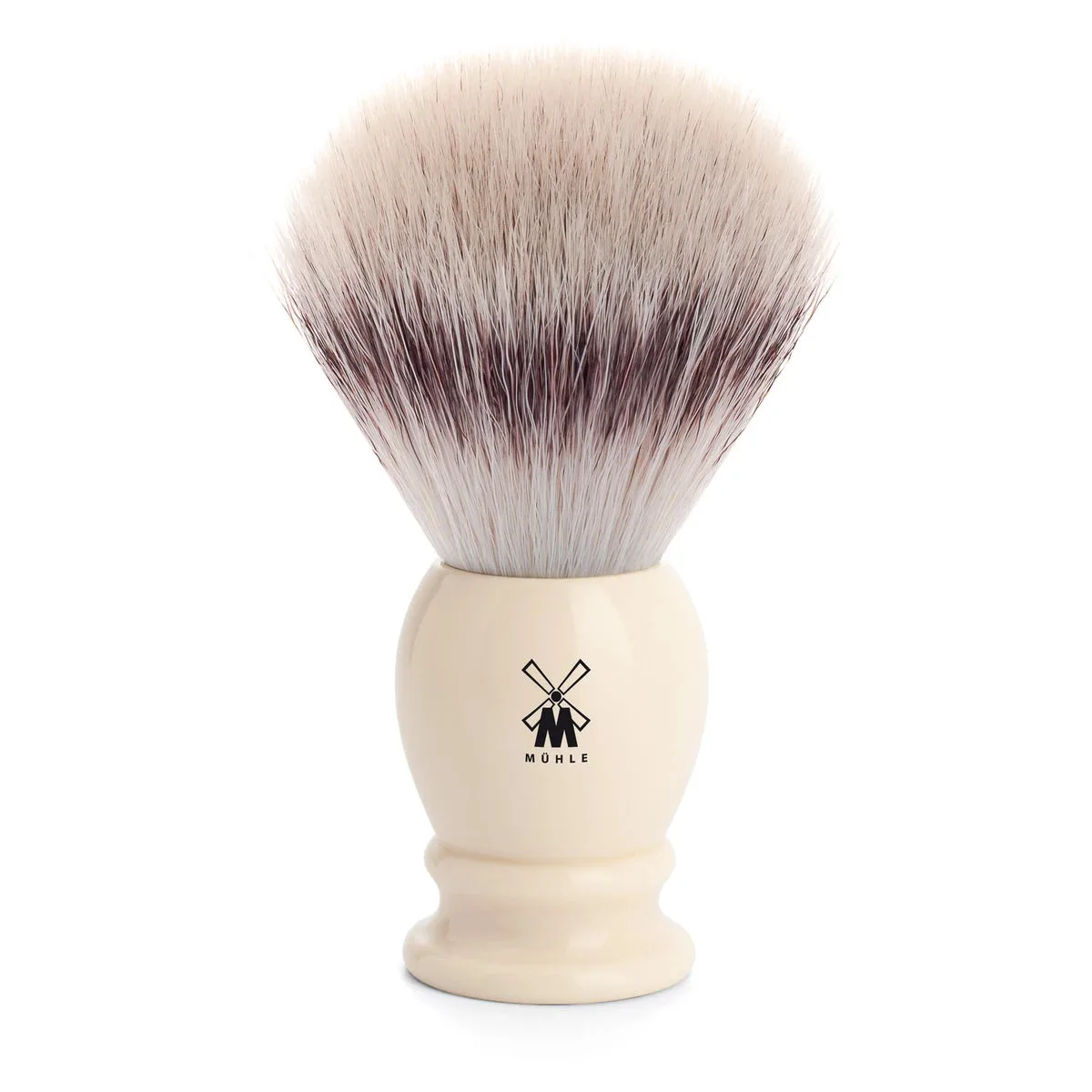 Mühle Shaving Silvertip FibreÂ® Barberkost, 25 mm, Classic, Hvid Kunstharpiks