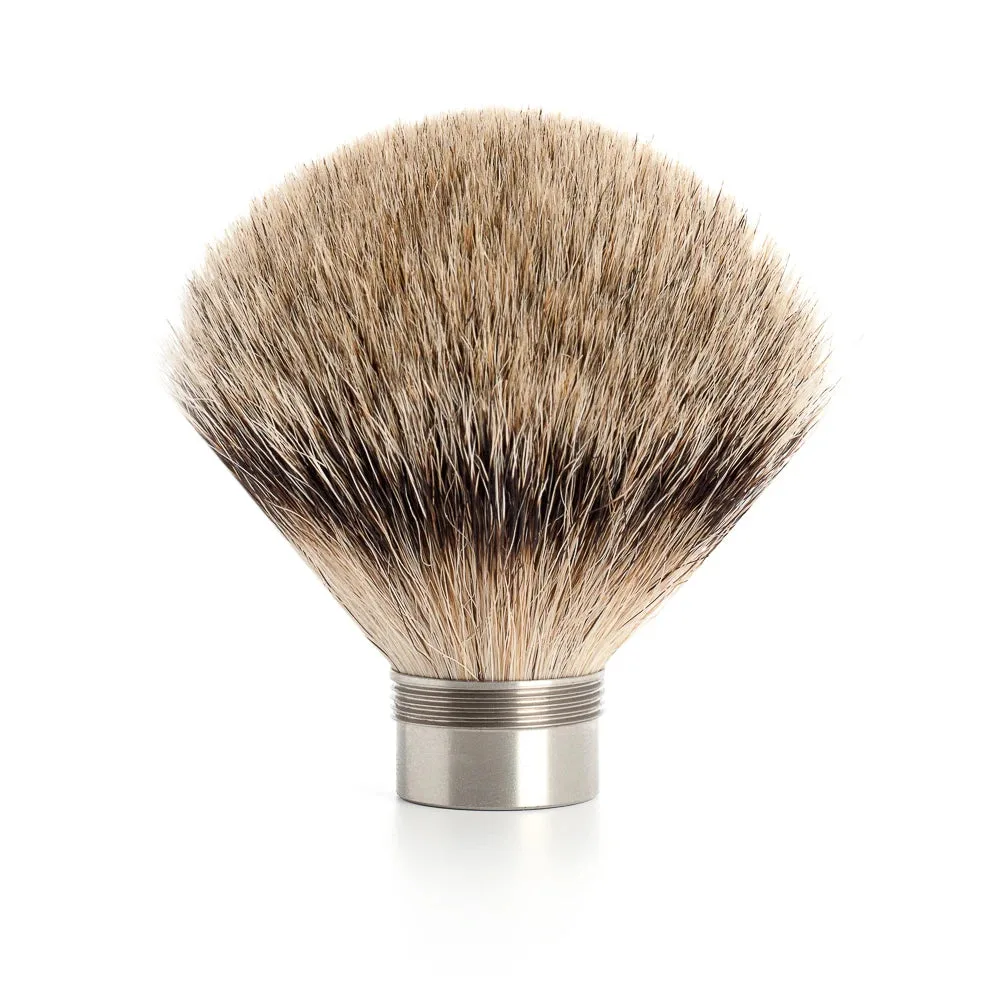 Mühle Shaving Udskiftningsbørste til Edition barberkost, 23 mm, Silvertip Badger