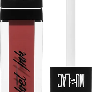 Mulac Cosmetics Velvet Ink pitkäkestoinen mattapinnan antava nestemäinen huulipuna sävy Obviously 5 ml