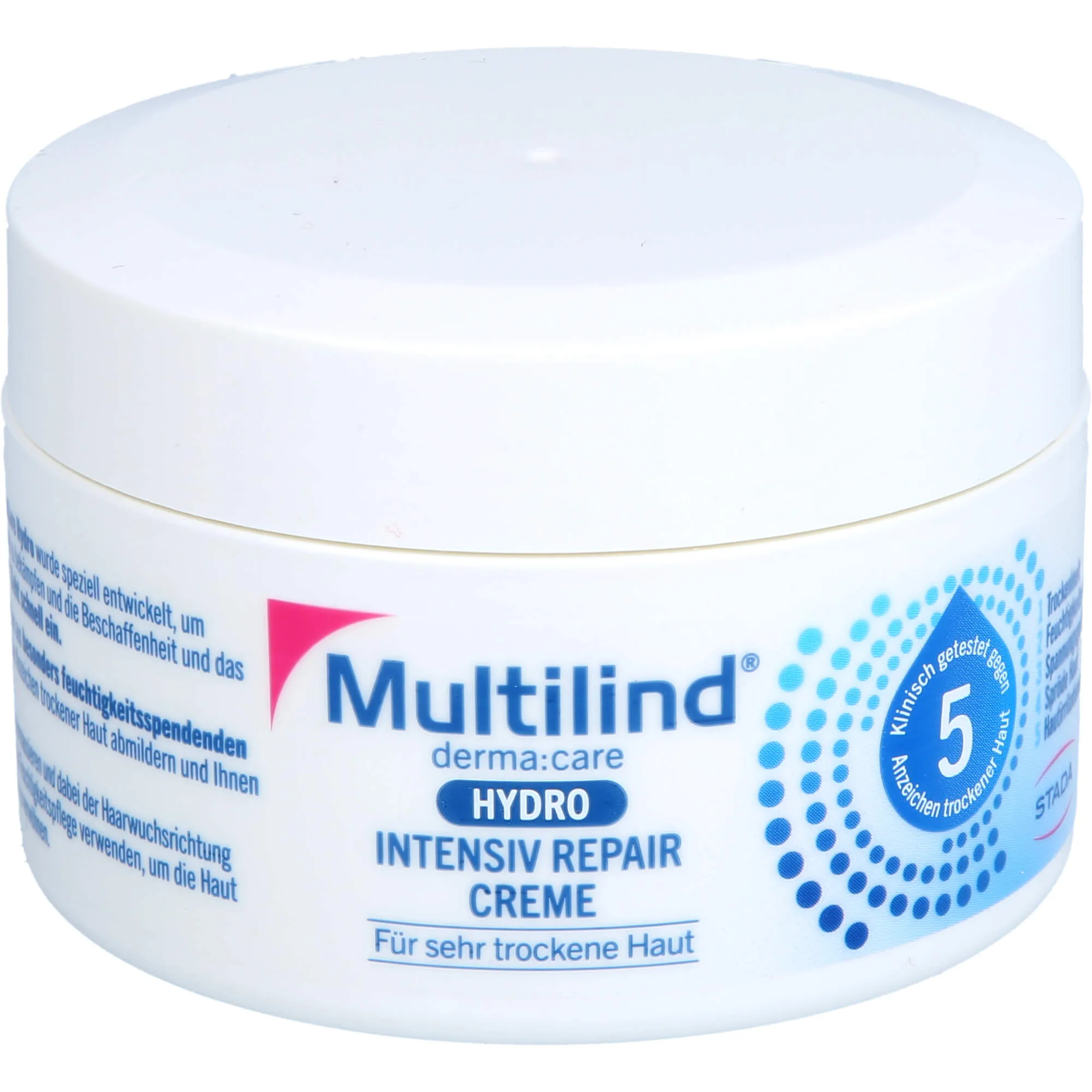 Multilind derma care Hydro Intensiv Repair Creme für sehr trockene Haut, 150 ml Creme