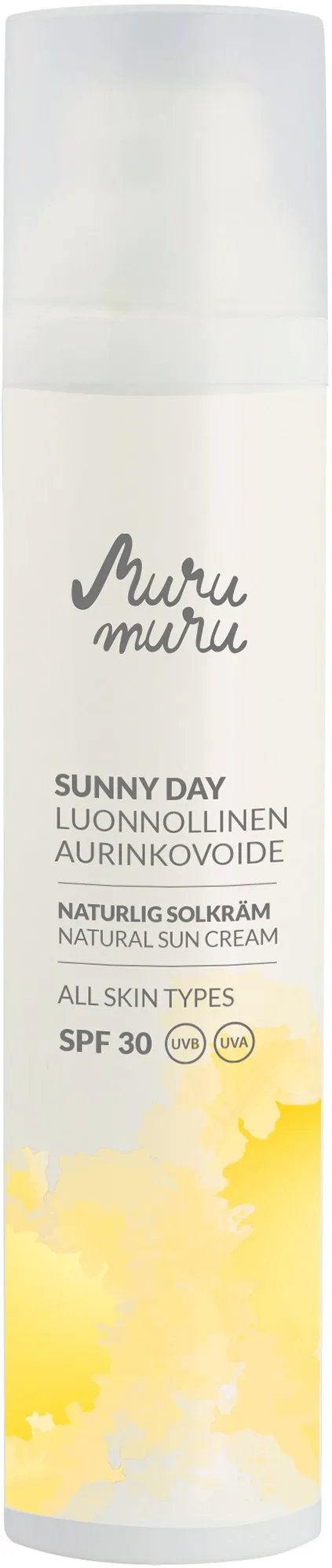 Murumuru Sunny Day Natural SPF 30 Sun Cream 100 ml