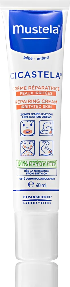 Mustela Bébé Cicastela Reparerende creme til børn fra fødslen 40 ml