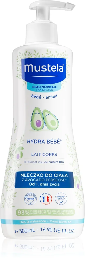 Mustela Bébé Hydra Bébé Fugtende bodylotion til babyhud 100 ml