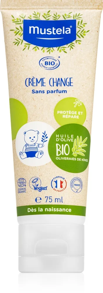 Mustela BIO Creme til bleudslæt til børn fra fødslen 75 ml
