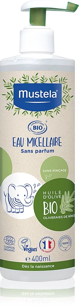 Mustela BIO Micellärt vatten för barn från födseln 400 ml