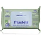Mustela Compostable at Home Cleansing Wipes Rengöringsservetter parfymerat för barn från födseln 60 st.