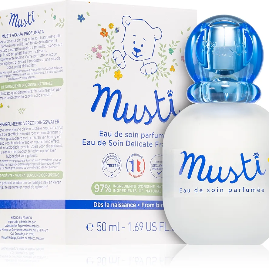Mustela Musti Kropsspray til børn fra fødslen 50 ml