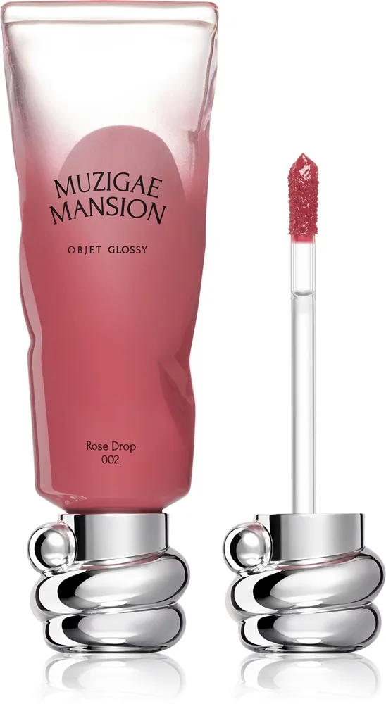 MUZIGAE MANSION Objet Glossy Återfuktande läppglans Skugga 002 Rose Drop 6 g