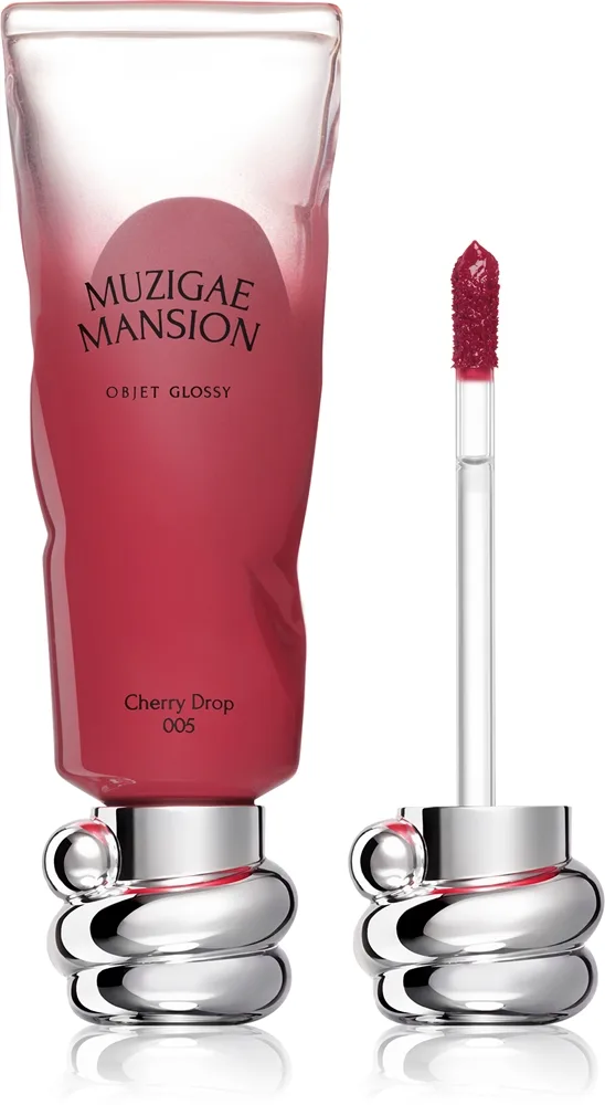 MUZIGAE MANSION Objet Glossy Återfuktande läppglans Skugga 005 Cherry Drop 6 g