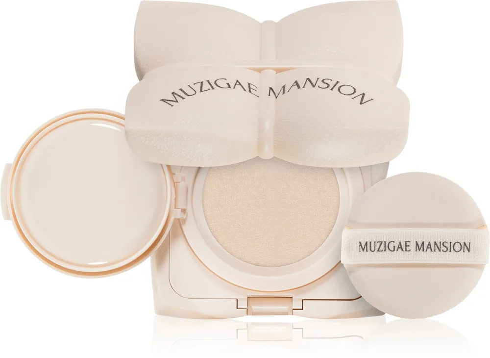 MUZIGAE MANSION Sleek Water Cushion Langtidsholdbar foundation pude med fugtgivende virkning Skygge Y21 15 g