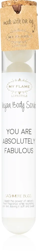 My Flame Cashmere Bliss You Are Absolutely Fabulous Kroppsskrubb 7x0.2 g