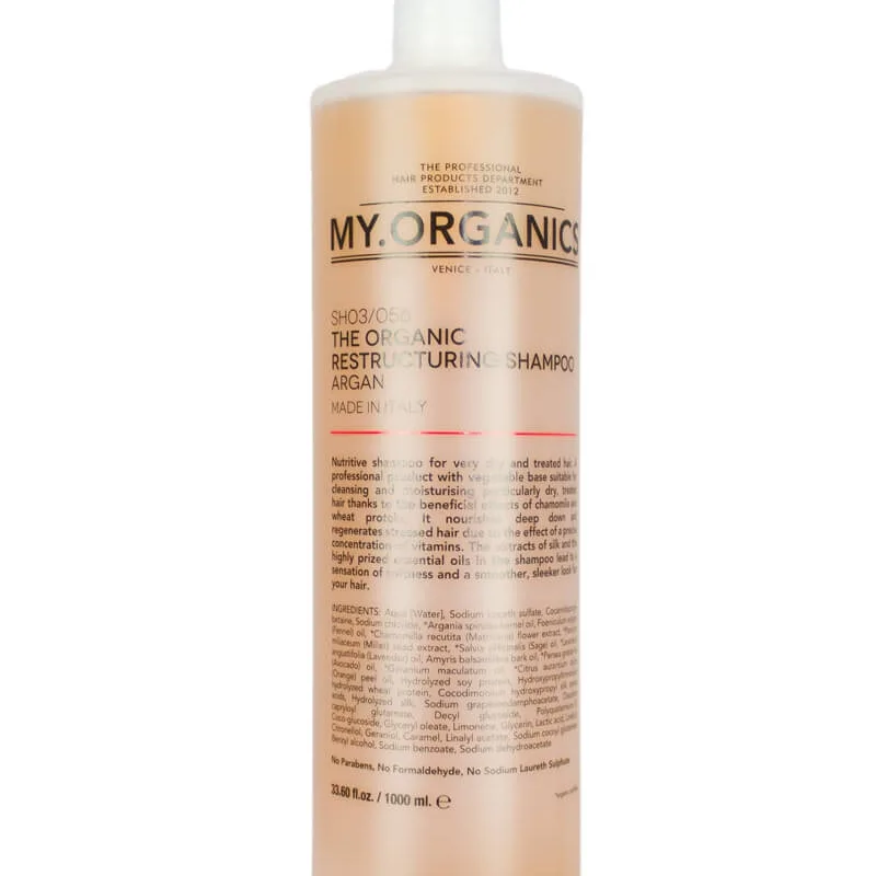 My.Organics The Organic Restructuring Shampoo Argan (U) 1000 ml