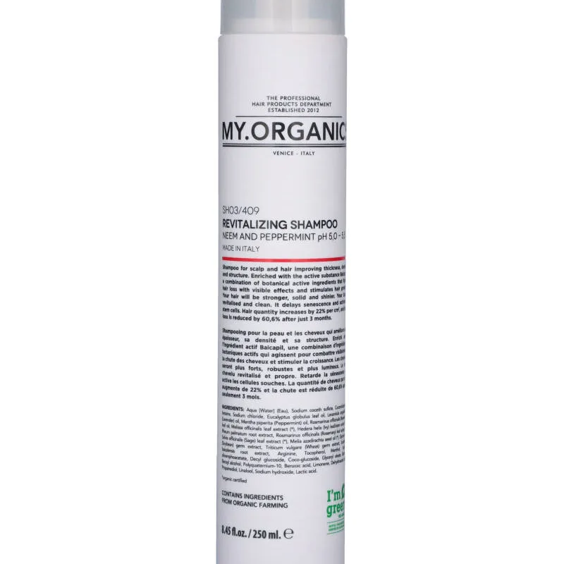 My.Organics The Organic Revitalizing Shampoo Neem And Peppermint 250 ml