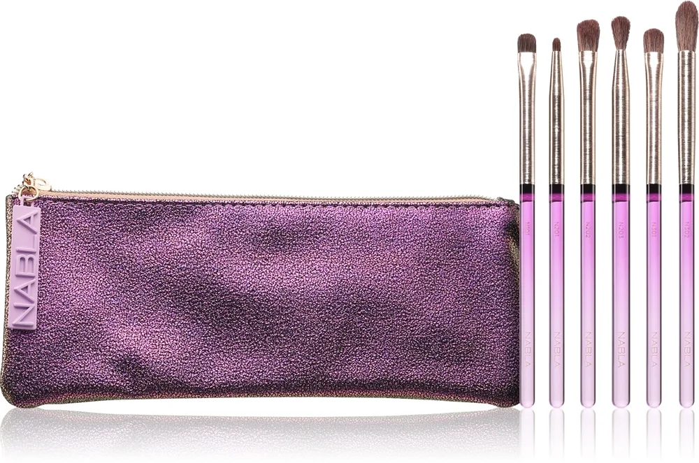 Nabla Amethyst Detail Eye Brush Set Børstesæt