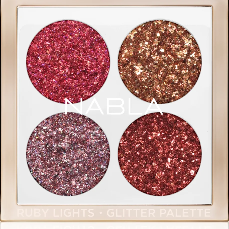 NABLA Cosmetics Ruby Lights Øjenskygge palette 4 g