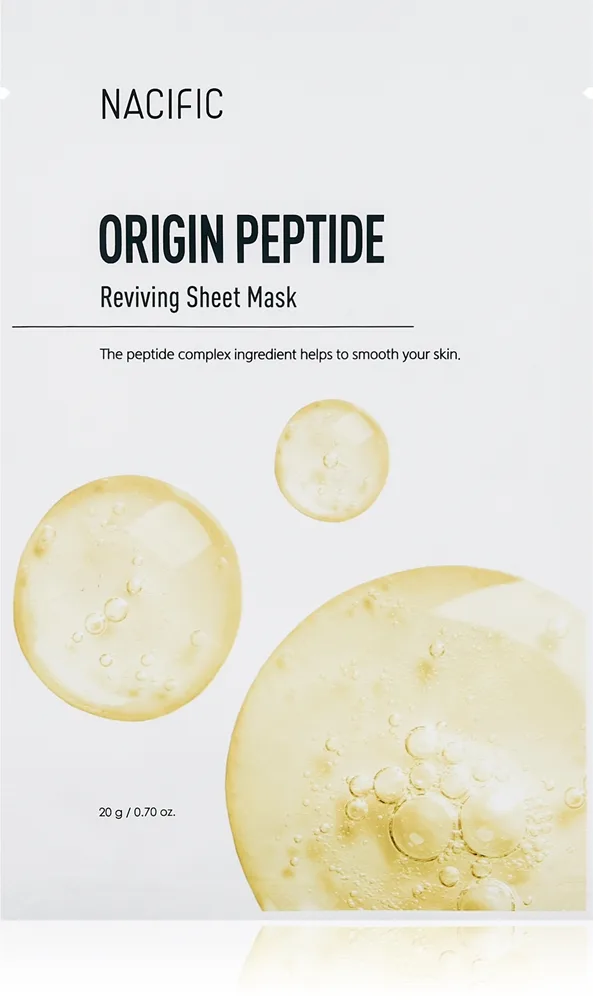 Nacific Origin Peptide Mask Pack Åtstramande ansiktsmask med återfuktande effekt 10x20 g