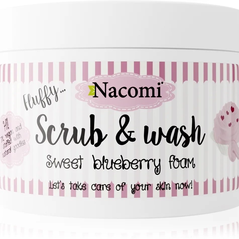 Nacomi Fluffy... Sweet Blueberry Foam Kroppsskrubb 180 ml