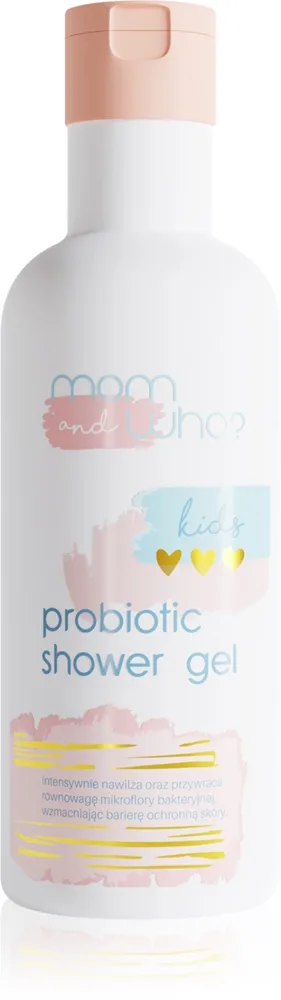 Nacomi Mom & Who Kids Duschtvål med probiotika för Barn 250 ml