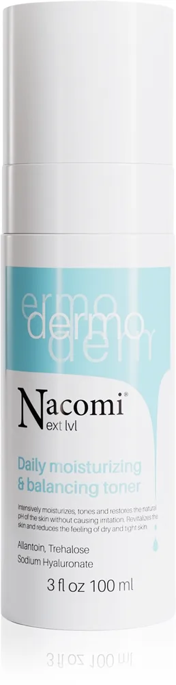 Nacomi Next Level Dermo Fugtgivende pH balanceret toner 100 ml