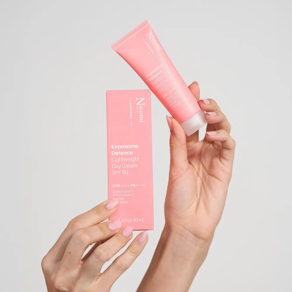 Nacomi Next Level Exposome defence Lätt dagkräm SPF 50 40 ml