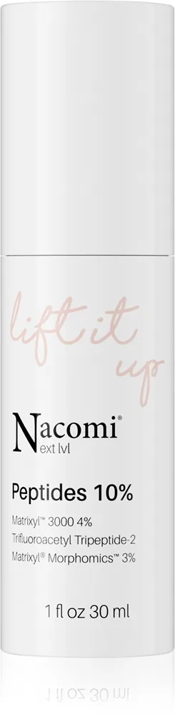 Nacomi Next Level Lift It Up kohottava seerumi sisältää peptidejä 30 ml