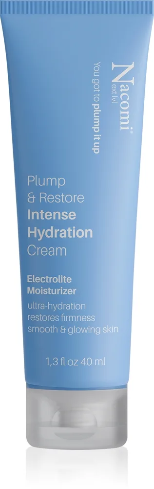 Nacomi Next Level Plump & Restore uudistava kosteusvoide kirkastamaan ja ihoa silottamaan 40 ml
