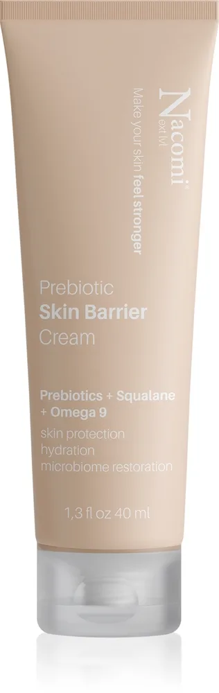 Nacomi Next Level Prebiotic tehokosteuttava ja ihon suojakerrosta vahvistava voide sisältää prebiootteja 40 ml
