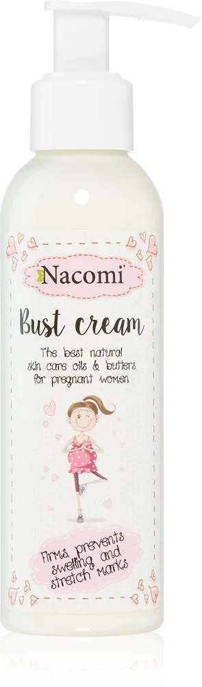Nacomi PREGNANCY FRIENDLY SKIN CARE kiinteyttävä voide rinnoille 130 ml